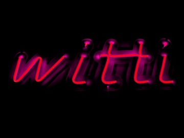 NWITTI NAPIS Witti PC5 NEON LED FLEX 604 X 200MM