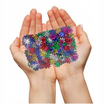 РАЗНОЦВЕТНЫЕ КОНФЕТТИ С БАЙЕТКАМИ ДЕКОРАТИВНЫЕ ИЗДЕЛИЯ