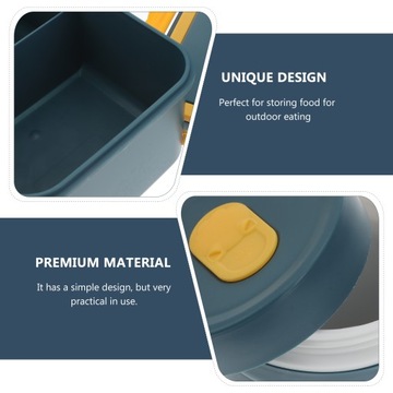 ZESTAW LUNCH BOX DLA DZIECI MISKA NA POSIŁKI POJEMNIK NA PLAN POSIŁKÓW