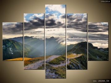 Obraz Panorama Świdnicy 150x105 5 części (tryptyk)
