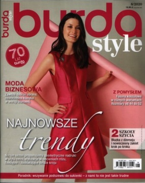 8/2020 BURDA style + wykroje