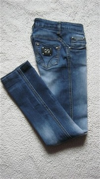 Spodnie Jeans damskie rozciągliwe Dolce&Gabbana roz.26/27