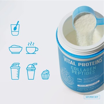 VITAL PROTEINS PEPTIDES kolagen wołowy 284 g