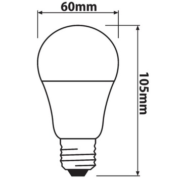 E27 A67 Светодиодная лампа 10,5 Вт = 75 Вт 2700K OSRAM DIM