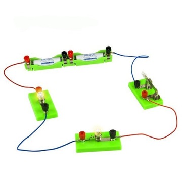 Учебный набор для экспериментов и построения простых электрических схем.