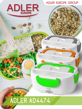 AD 4474 grey Pojemnik na żywność - podgrzewany