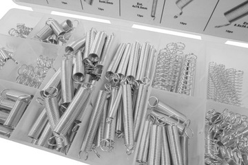 КОМПЛЕКТ ПРУЖИН РАСШИРЕНИЯ, НАТЯЖЕНИЯ И СЖАТИЯ 200 ШТ.