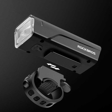 ROCKBROS ЯРКИЙ ВЕЛОСИПЕДНЫЙ ПЕРЕДНИЙ ФОНАРЬ ДЛЯ ВЕЛОСИПЕДА LED 260LM + КАБЕЛЬ USB-C