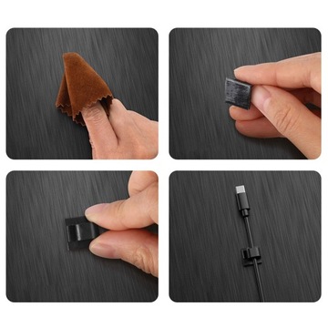 НАБОР 10 ДЕРЖАТЕЛЕЙ-ОРГАНИЗАТОРОВ КАБЕЛЬНЫЙ ЗАЖИМ 3М