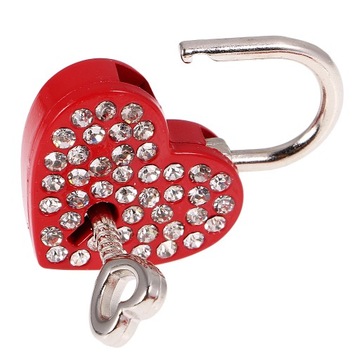 Набор из 3 замков для дорожной сумки Diamante Love