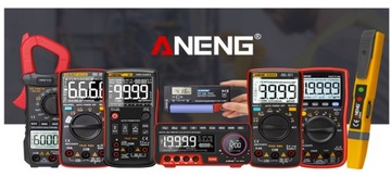 Автоматический мультиметр Aneng Q1 BLACK с ЖК-дисплеем True RMS