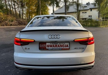 Audi A4 B9 Limousine Facelifting 2.0 40 TFSI 190KM 2019 Audi A4 Limousine S_LINE SalonPolska FullLed Kamera Bang Olufsen Bliss Pel, zdjęcie 13