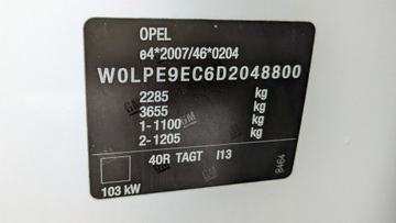 Opel Zafira C Tourer 1.4 Turbo ECOTEC 140KM 2013 Opel Zafira 1.4T 140PS OPŁACONY Bezwypadkowy, zdjęcie 19