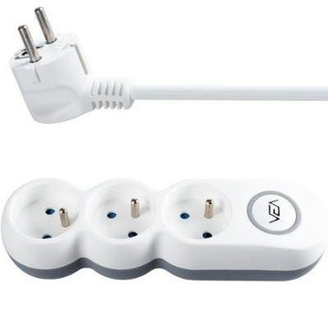 PRZEDŁUŻACZ LISTWA ZASILAJĄCA 3M 3 GNIAZDA WYŁĄCZN