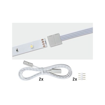 Paulmann Paulmann złącze klipsowe YourLED ECO 2 szt. - biały