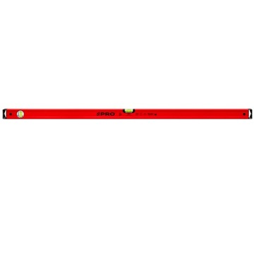 POZIOMNICA POZIOMICA LIBELLA PRO600 MALOWANA CZERWONA 120 CM
