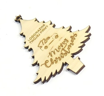 CHOINKA BOMBKA + LOGOTYP NAZWA FIRMY GRAWER MC17