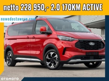 Ford Tourneo Custom II  L1 2.0 EcoBlue 170 KM 170KM 2025 Ford Tourneo Custom Ford Tourneo Custom 2.0 EcoBlue 320 AWD L2 Active 2.0