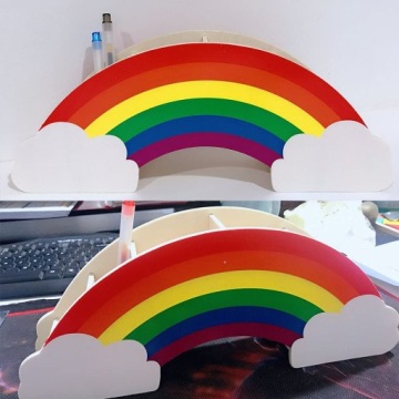 ОРГАНАЙЗЕР RAINBOW DESK Коробка для карандашей Пенал ДЕНЬ РОЖДЕНИЯ