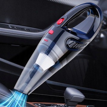 МОЩНЫЙ Ручной автомобильный пылесос 120 Вт НАБОР шнура + 4 насадки POWER PRO