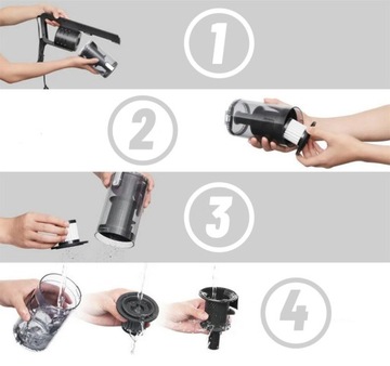 АВТОМОБИЛЬНЫЙ ПЫЛЕСОС HEPA-ФИЛЬТР 12 В 100 Вт СВЕТОДИОДНАЯ МОЩНОСТЬ 5,5 кПа ТУРБО-ЩЕТКА