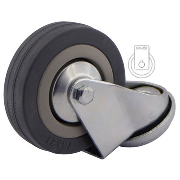 Koło fi 75 wózek regał szafka stół 4PPGUM75