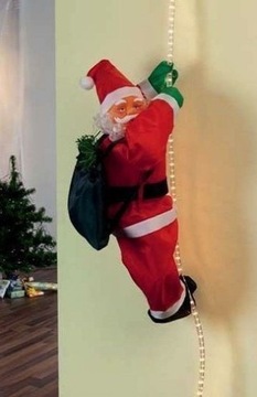 СВЕТЯЩИЙСЯ САНТА-КЛАУС, ПОЛЗЫВАЮЩИЙСЯ ЗМЕЕ, LED 200см