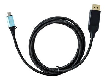 Кабель-адаптер I-TEC USB C DisplayPort, совместимость с 4K, 60 Гц, 200 см