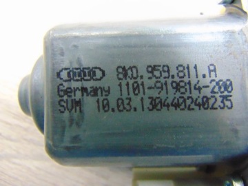 AUDI Q3 8U MECHANIZMUS MOTOREK OKNO ZADNÍ LEVÝ 8U0839461 8K0959811A