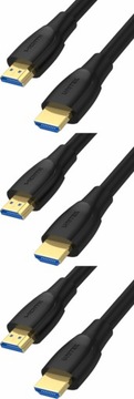 Kabel Unitek High Speed HDMI - HDMI 2.0 4K 10m czarny x3