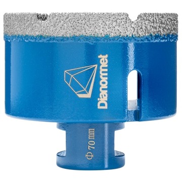 KORONKA DIAMENTOWA 70MM WIERTŁO DO GRESU CERAMIKI M14 OTWORNICA DO GRESU