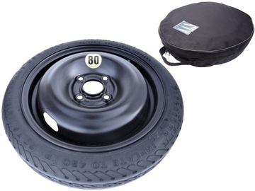 Koło dojazdowe 14 VW UP SKODA CITIGO SEAT + Pokrowiec