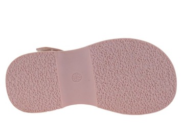 SANDAŁY DZIEWCZĘCE BUTY DZIECIĘCE SANDAŁKI NA RZEPY R. 21