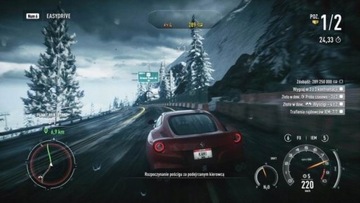 NEED FOR SPEED RIVALS / гонки на XBOX 360 / версия PL