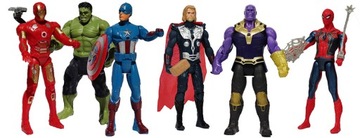 6 ФИГУРКИ КАПИТАНА ПАУК ТАНОС ХАЛК МСТИТЕЛИ