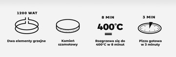 ПИЦЦА ХОББИ CLASICO ПЕЧЬ ДЛЯ ПИЦЦЫ 400 °C + ЭЛЕКТРОННАЯ КНИГА