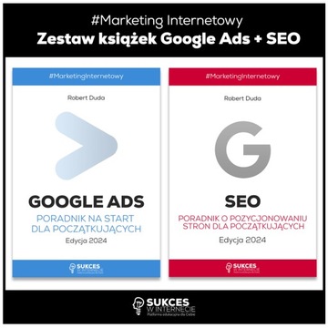 Zestaw 2 książek o Marketingu - Google Ads oraz SEO dla początkujących
