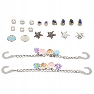 20 шт. зажимы для обуви «сделай сам», декоративные съемные