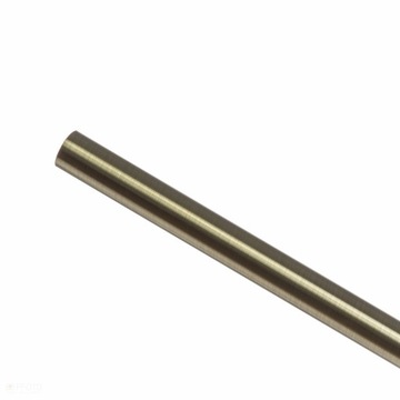 Karnisz METALOWY pojedynczy fi19 mm - 140cm Złoto Antyk