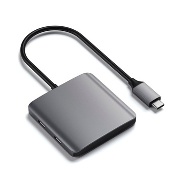 4-портовый концентратор USB-C Satechi — концентратор USB-C (4x USB-C) (серый космос)