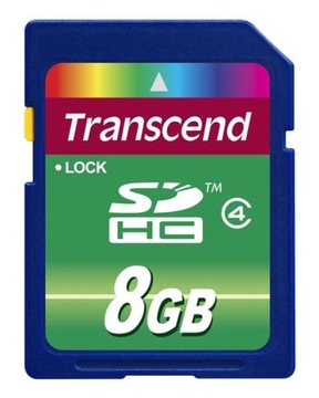 TRANSCEND 8 GB SD SDHC Class 4 karta pamięci std