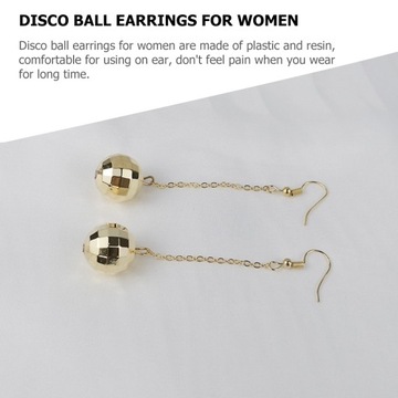 2 пары украшений в виде сережек Disco разных лет.