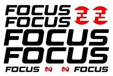 FOCUS naklejki rowerowe - KOLORY!