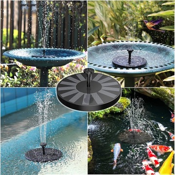 Плавающий фонтанный насос на солнечной энергии