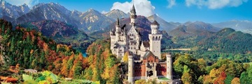 Puzzle Zamek Neuschwanstein 1000 Panorama