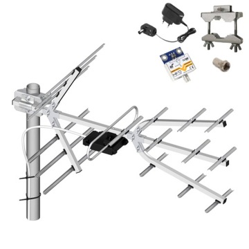 Antena UHF Tri Digit Mini W DVB-T2 44dBi Dipol