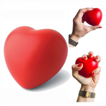 Мяч-антистресс HEART, белый, игрушка-антистресс