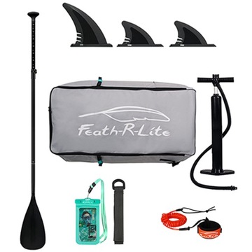 САП-БОРДА 350 СМ, НАДУВНАЯ, ПРОЧНАЯ, НАДУВАННАЯ ДЛЯ ПЛАВАНИЯ НАБОР THUNDER PL