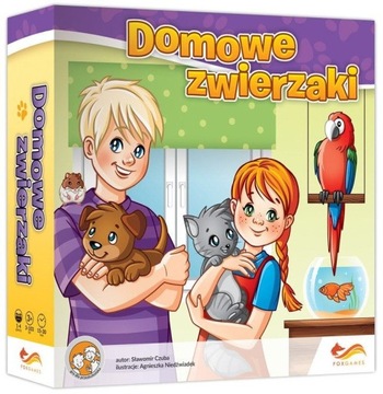 FoxGames Domowe zwierzaki gra planszowa 3 WARIANTY
