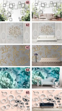 ФОТО ОБОИ 3D ГРАФИКА ЦВЕТЫ ЛИСТЬЯ ЖИВОПИСЬ